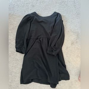 Black sweater minidress